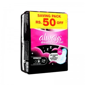 ALWASY DREAMZ MAXI THICK EXTRA LONG 24`S
